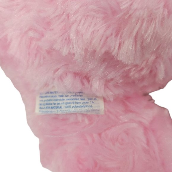 Build A Bear Pink Cuddles Plush 17" Teddy Bear Swirl Fur BABW Stuffed Animal Toy - Picture 12 of 12